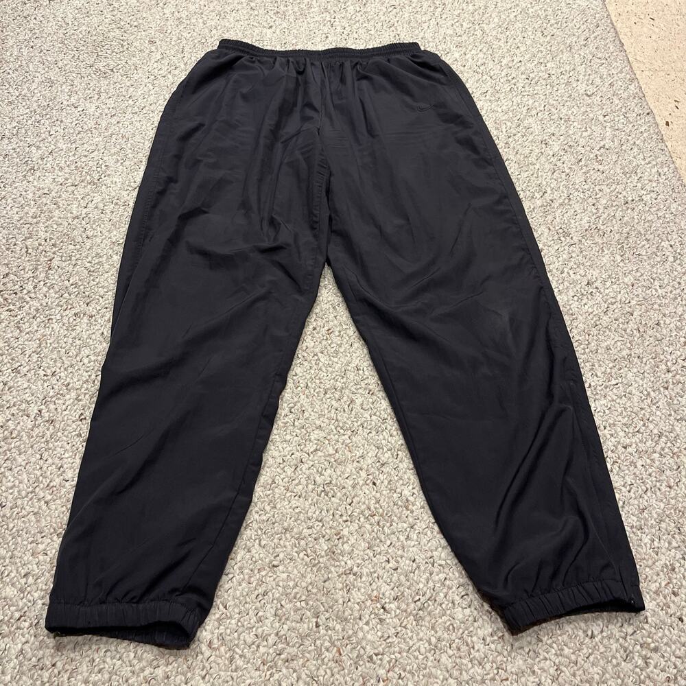 Nike Agassi Vintage Track Pants XXL Black Athleisure Gym Workout Running